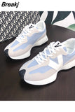 New Spring and Autumn Womens Luxury Sneakers New Color Matching Fashion Trendy Thick-soled Casual Sneakers Zapatillas