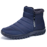 Men Ankle Snow Boots Waterproof Non Slip Shoes for Men Casual Keep Warm Plush Plus Size Couple Footwear Chaussure