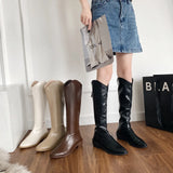 Boots, Autumn Boots, Children's Personality Style, 2024 White Boots, High Heels, Women's Spring And