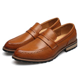 Men Shoes Leather Men's Dress Shoes Luxury Mens Business Oxfords Formals Shoes Classic Gentleman Shoes for