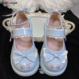 Lolita Shoes Sweet Summer Mary Janes Woman Flats Patchwork Japanese Style 2023 Fashion Cute Party Jk Shoes for