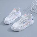 Breakj Shoes Women 2025 Spring New Board Shoes Women Breathable Leather Face Small White Shoes Women Korean Version Versatile Ins Single Shoes