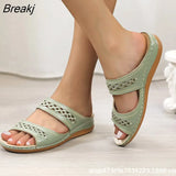Women Sandals Shoes Retro Beach Ladies Shoes Women New Women's Shoes Woman Gladiator Flat Sandals For Women