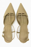 Heeled Shoes Slip On Lace-Up Work Dress Professional Sexy Pump Pointed Wedge 2023 Stiletto Slip-On Gold Black Office