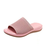 Breakj Thick Low Slippers Women Polyurethane Base Light Flying Woven Loose Cake Low Font Beach
