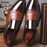 Shoes Men 2023 Autumn Men Shoes Low-top Solid Wedding Shoes Color Fashion Oxford Pointed Office
