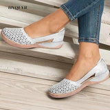 Women Sandals Wedges Orthopedic Hollow Out Ladsies Casuasl Shoes Slip on Vintage Female Sandals Chaussure Femme