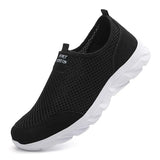 Sneakers Men Summer Running Shoes Breathable Mesh Lightweight Walking Casual Shoes Slip-On Men's Driving Zapatillas