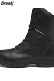 Waterproof Men Tactical Military Boots Desert Boots Hiking Camouflage High-top Desert Men's Boots Fashion Work Men's