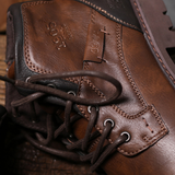 Men Ankle Boots Plus Size High Top Shoes Outdoor Work Casual Shoes Motorcycle Military Combat Boots Fashion Autumn