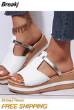Women Sandals 2023 Women Heels Sandals Slip On Wedges Shoes For Women Slippers Summer Sandalias Mujer Platform Sandals