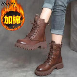 Boots Women Shoes for Winter Boots Fashion Shoes Woman Casual Autumn Leather Botas Mujer Female Ankle Boots