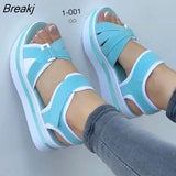 Women Sandals Casual Wedges Sandalias Mujer 2023 New Summer Shoes Women Heels Sandals Platform Peep Toe Wedges Chaussure