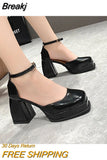 Women Mary Janes Lolita Shoes Thick Platform Shoes Sandals 2023 New High Heels Pumps Summer Party Ladies Shoes Mujer