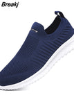 men sneakers light fashion casual shoes slip-on comfortable women pink couple shoes large size gray without