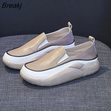 Summer Woman Shoes Women Flats Soft Comfortable Women Loafers Brand Laides Slip-on Black White Shoes