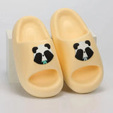 2024 Summer Cartoon Slippers Women Comfy Thick Platform Cloud Slides Woman Eva Soft Non Slip Bathroom Flip Flops