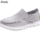 Canvas Casual Men's Shoes Old Beijing Cloth Shoes Summer Leisure Flat Fisherman Driving Shoes Slip on Walking