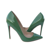 Color Classical Women Pumps 12 cm Stilettos Shallow Pointed Toe Thin High Heels Woman Party Shoes Pink color QP004