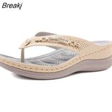 Women's Summer Open Toe Comfy Sandals Super Soft Premium Orthopedic Low Heels Walking Sandals Drop Shipping Toe Corrector
