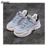 New Warm Winter Sneakers Women's Platform Dad Shoes Casual Women Running Shoes Plush Chunky Sneaker for Woman Trend