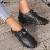 Sneakers Women Shoes Autumn New Platform Loafers Retro Lace Up Flat Non-slip Casual Shoes Female Mom Shoe Chaussure