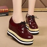 Womens Sneakers Shoes Wedge Basket 2024 Platform Tennis Female Roses Fashion Thick Sole Silver Trainers High Lace-Up Fabric PU