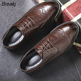 New Bullock Men Classic Business Formal Shoes Men Oxford Shoes Men Dress Shoes 2023