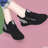 Casual Stretch Sports Shoes Running Womens Shoes Large Size Sneakers Women Loafers Vulcanized
