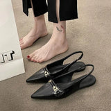 For Women 2023 Female Shoes Slippers Soft Slides Cover Toe Low Shallow New Comfort Flat Basic Spring Fabric Retro