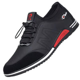 Men's Shoes Fashion Soft Soled Men Casual Shoes British style Formal Shoes Breathable Lace-Up Bottom Light Sneakers Male Size