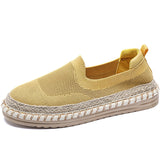 Spring Women's Breathable Sneakers Flat Casual Shoes Slip on Ladies Loafers Vulcanized Shoes Walking Sneaker