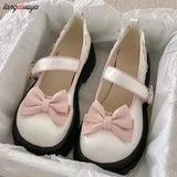 Lolita Shoes kawaii mary jane shoes Women Japanese Style Vintage Girls High Heel Platform shoes College Student JK