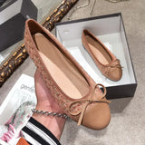 Women Shoes Slip on Flat Loafers for Bow Ballet Flats Women Moccasins Casual Zapatos Mujer Flat Shoes Women Walking