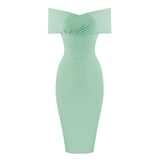 Insebay Sexy Shoulder Banded Dress Dress High Waist Tight