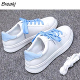 Women Sneakers Leather Shoes Spring Casual Flats Sneakers Female New Fashion Comfort White