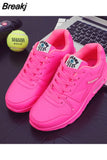 Fashion Air Wedge Platform Sneakers Women Korean Lace-up Casual Sports Shoes for Women's Size 34-44 Non Slip Travel