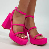 Platform High Heels Women Sandals 2023 Brand New Spring Summer Fashion Office Lady Women Shoes Sandals Walking
