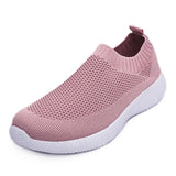 Sneakers for Women 2023 Autumn Slip on Breathable Mesh Casual Shoes Woman Flat Heels Plus Size Loafers Zapatos