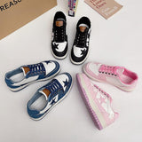 Women Fashion Sports Shoes Summer Autumn Blue Platform Comfortable Casual Sneakers Tenis Feminino Thick Sole Zapatos