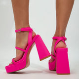 Platform High Heels Women Sandals 2023 Brand New Spring Summer Fashion Office Lady Women Shoes Sandals Walking