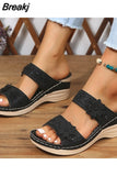 Summer Women Sandals Sexy Shoes Crystal Casual Woman Flats Buckle Strap Ladies Fashion Beach Shoe Big Size