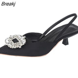 Shoes for Women 2023 New Women's Shoes Wedding Shoes Sequined Exposed Documentary Shoes Pointed Toe Temperament