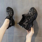 Women's Shoes 2023 Autumn New Casual Small White Shoes Rhinestone Platform Sports Air Cushion Shoes Plus Size Zapatos De