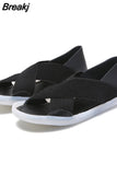 45 Sport Sandals Women's 2023 New Soft Sole Lightweight Two-Wear Casual Slippers Socofy Stretch Cloth Women's Summer
