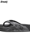 Men's Flip Flops Summer Slippers Family Bathroom Beach Sandals Men Slippers EVA Outdoor Casual Men Flat Shoes Zapatillas