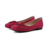 Women Ballet Flats Slip on Soft PU Leather Shoes Leisure Butterfly-knot Men Spring Summer Princess Girl Zapatillas Mujer