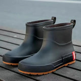 Women Rain Boots Slip-on High Quality Water Boots Waterproof Shoes Women's Rubber Rainboot Garden Galoshes Non-Slip