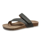 of Womens Summer 2023 Fashion Flat Roman Women Sandals Orthopedic Flip-flops Slippers Ladies Set-toe Platform Beach