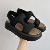 Shoes for Women Sandals Fashion Stretch Casual Slip on Platform Sport Sandalias De Mujer Soft Sole Outdoor Walking